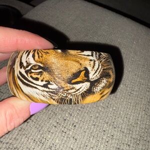 Tiger Print Bangle Bracelet